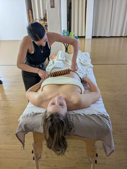 Impression aus dem Dienstags-Massagekurs