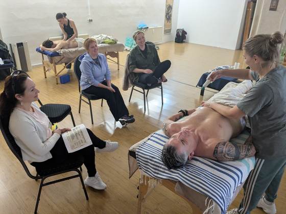 Impression aus dem Dienstags-Massagekurs